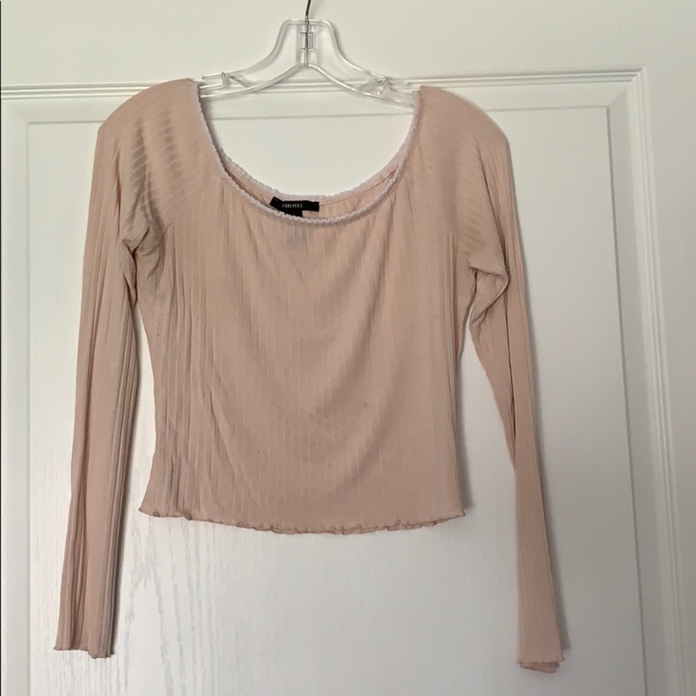 Baby Pink Crop Top